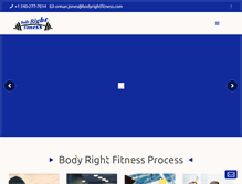 Tablet Screenshot of bodyrightfitness.com